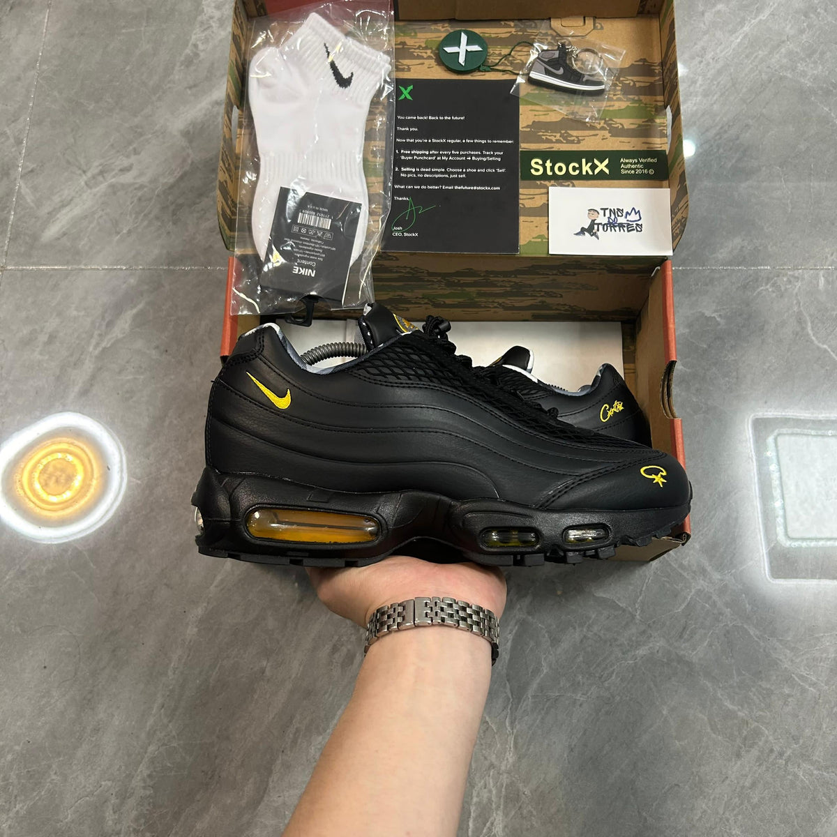 Corteiz x Nike Air Max 95 "Black Yellow Tour"