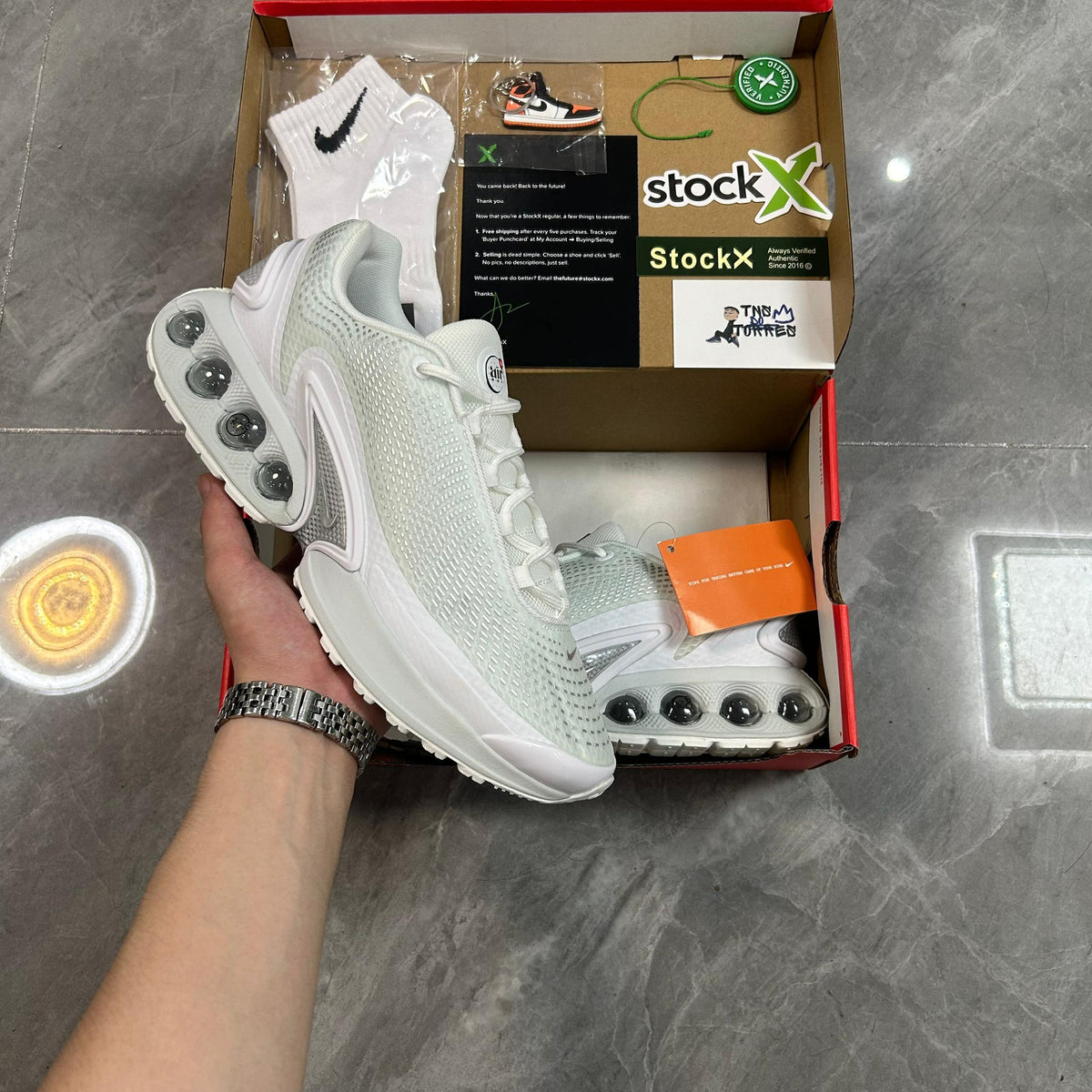Air Max DN "White Metallic Silver"