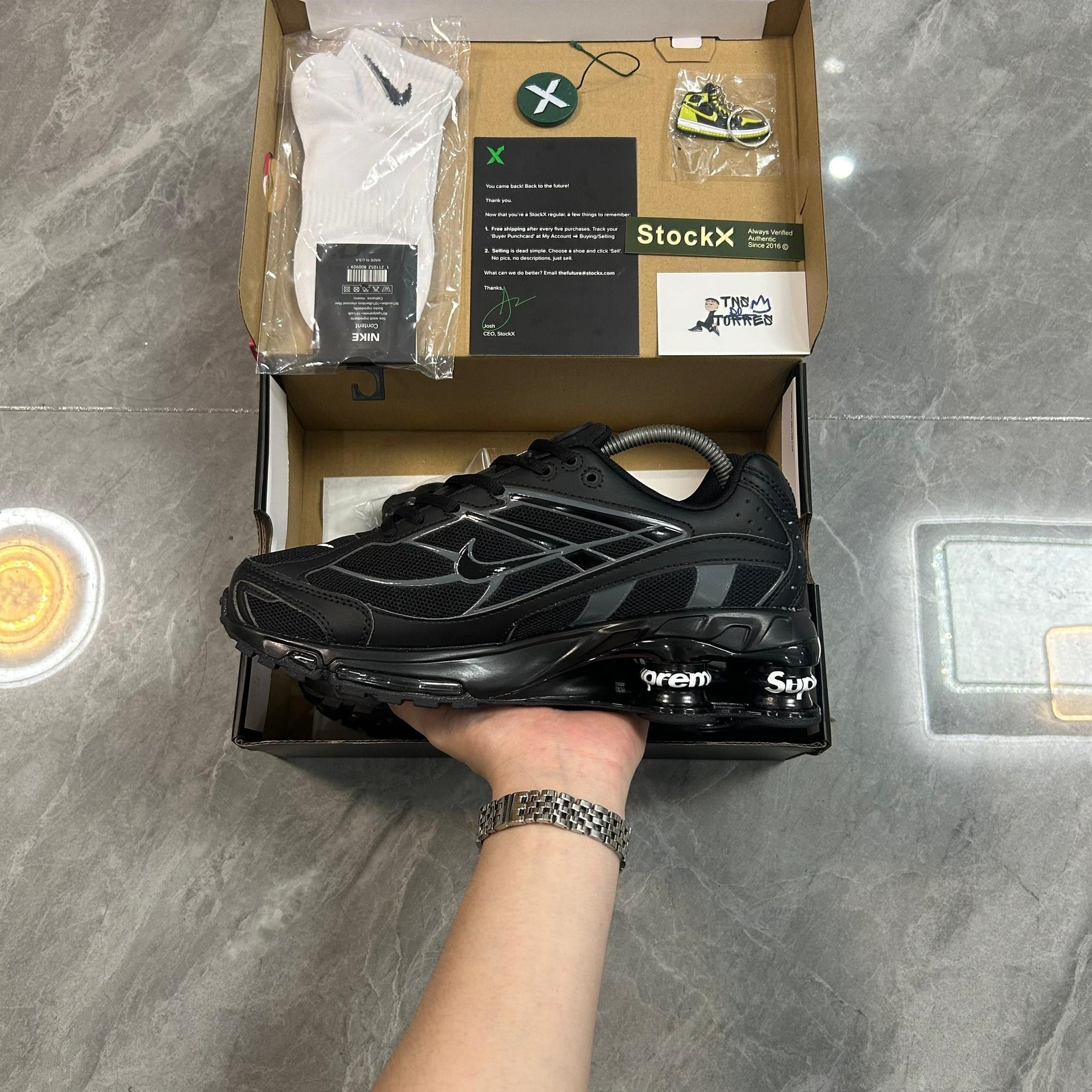 Supreme x Nike Shox Ride 2 "Black"