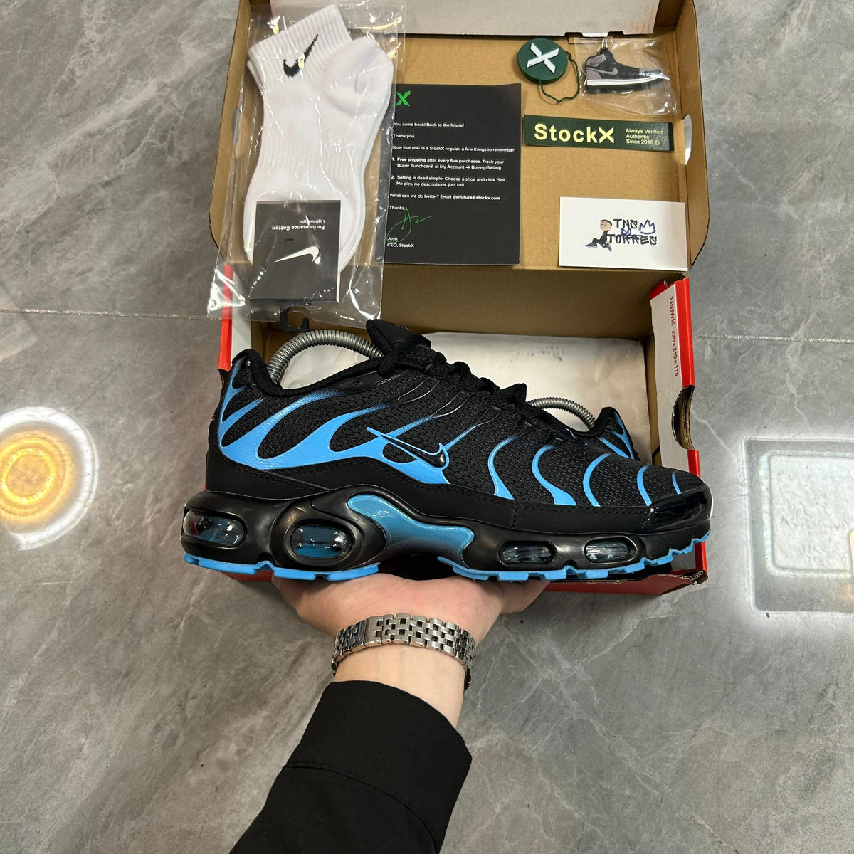 Air Max TN Plus Black University Blue