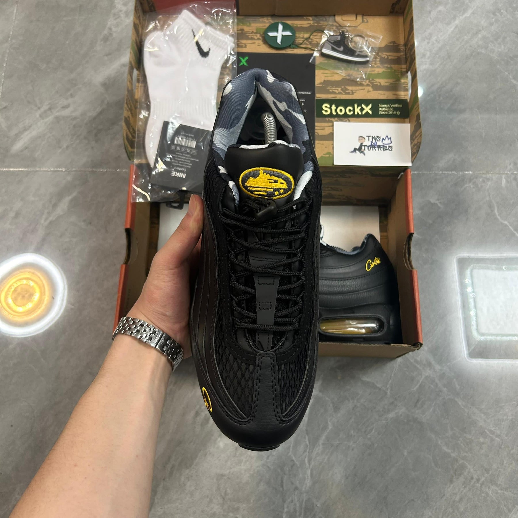 Corteiz x Nike Air Max 95 "Black Yellow Tour"