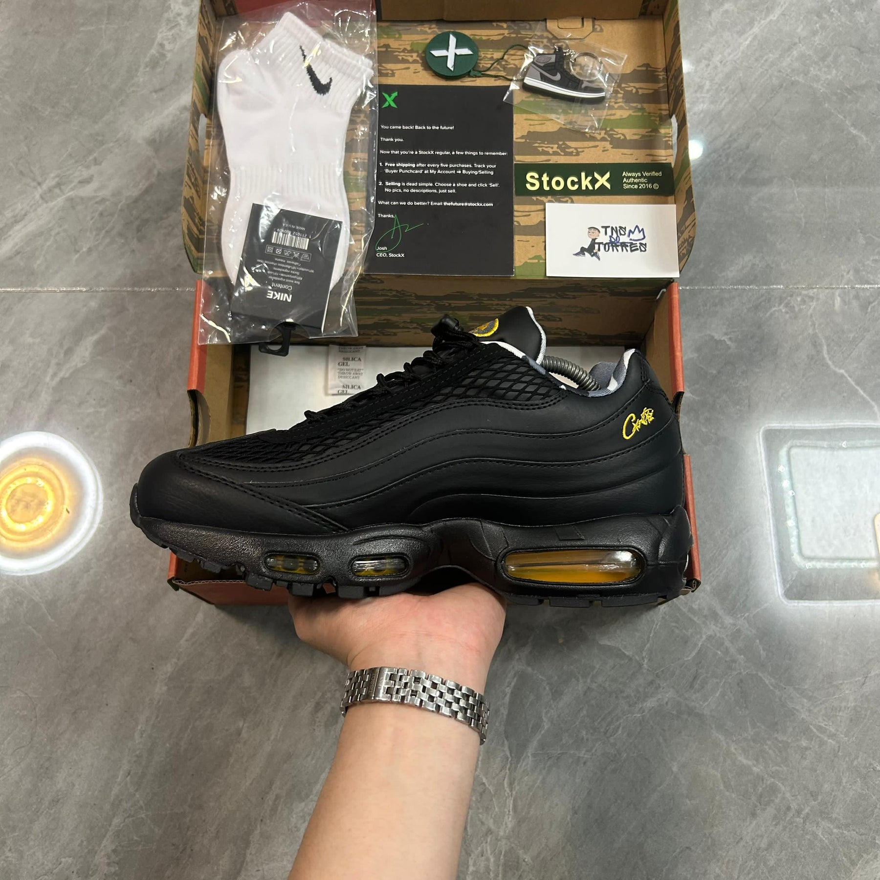 Corteiz x Nike Air Max 95 "Black Yellow Tour"