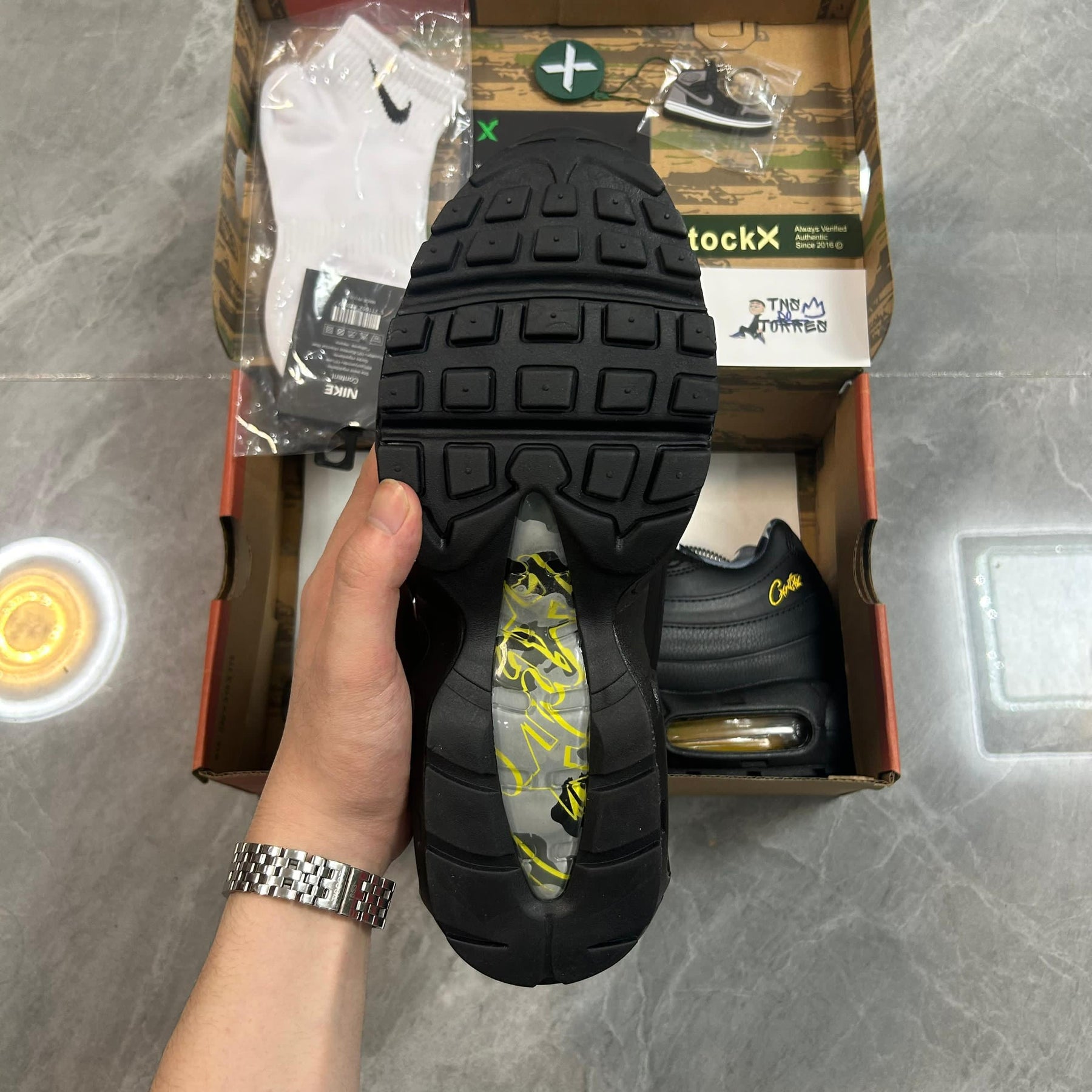 Corteiz x Nike Air Max 95 "Black Yellow Tour"