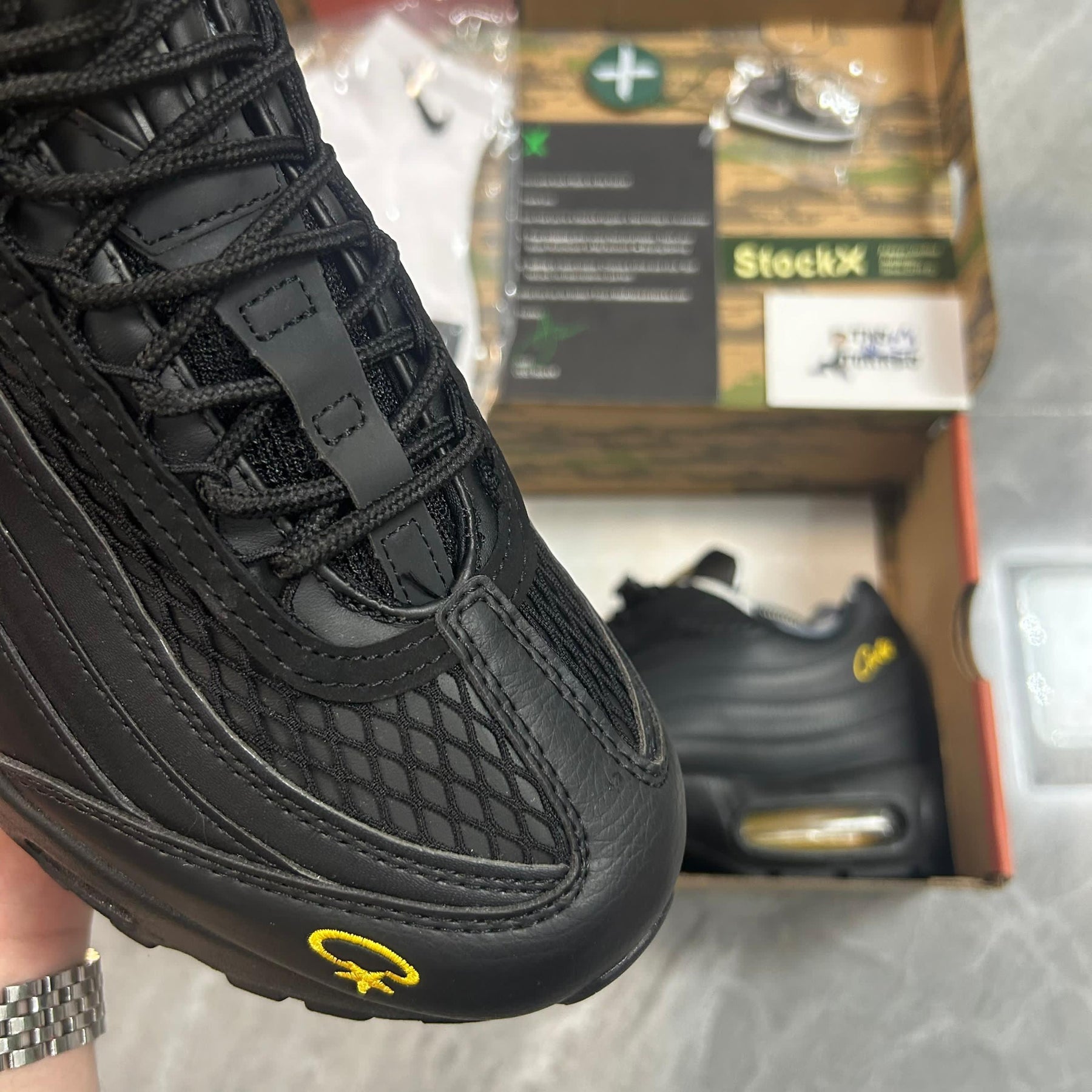 Corteiz x Nike Air Max 95 "Black Yellow Tour"