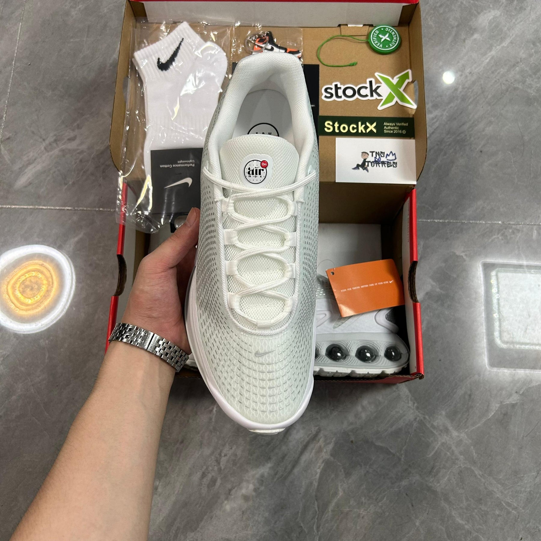 Air Max DN "White Metallic Silver"