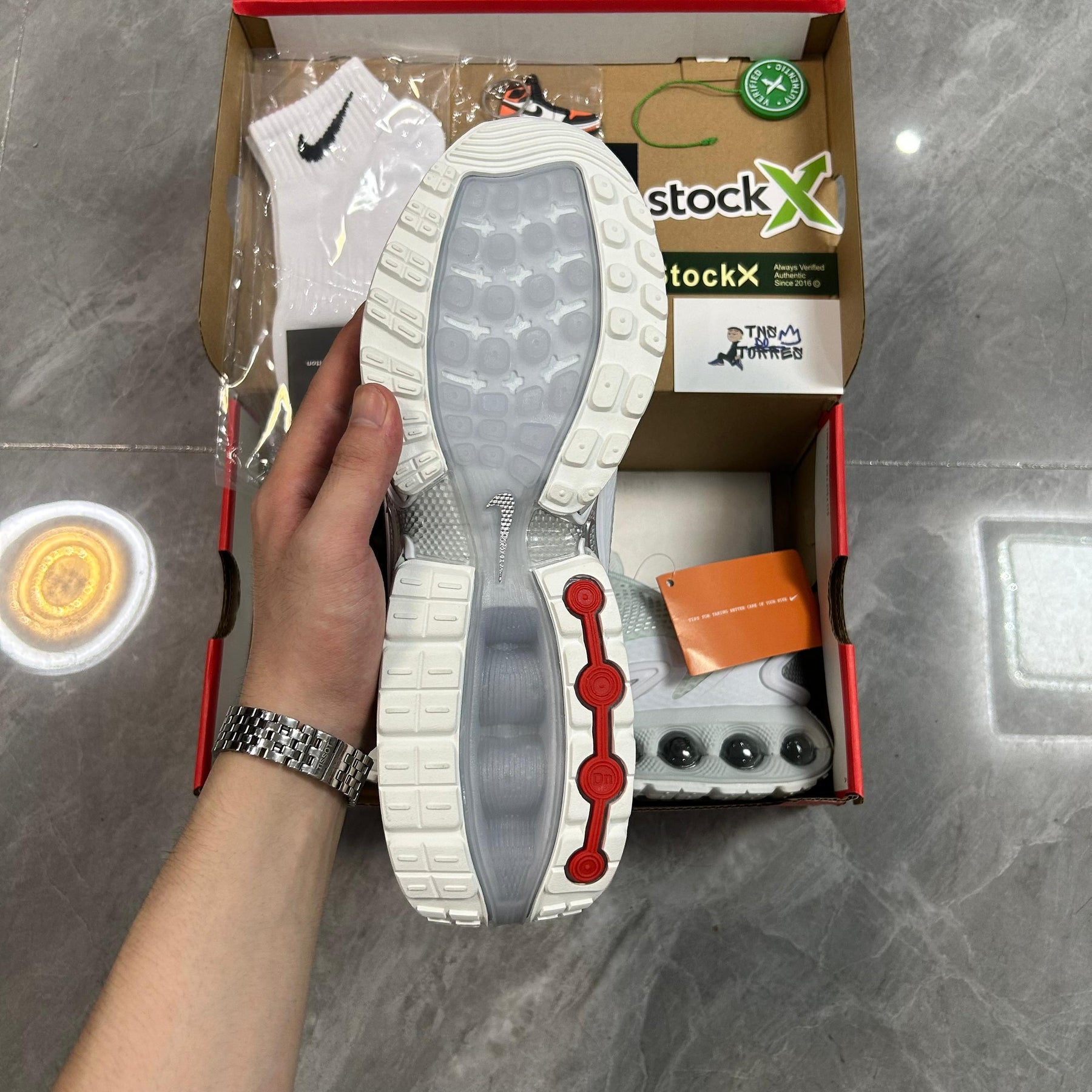 Air Max DN "White Metallic Silver"