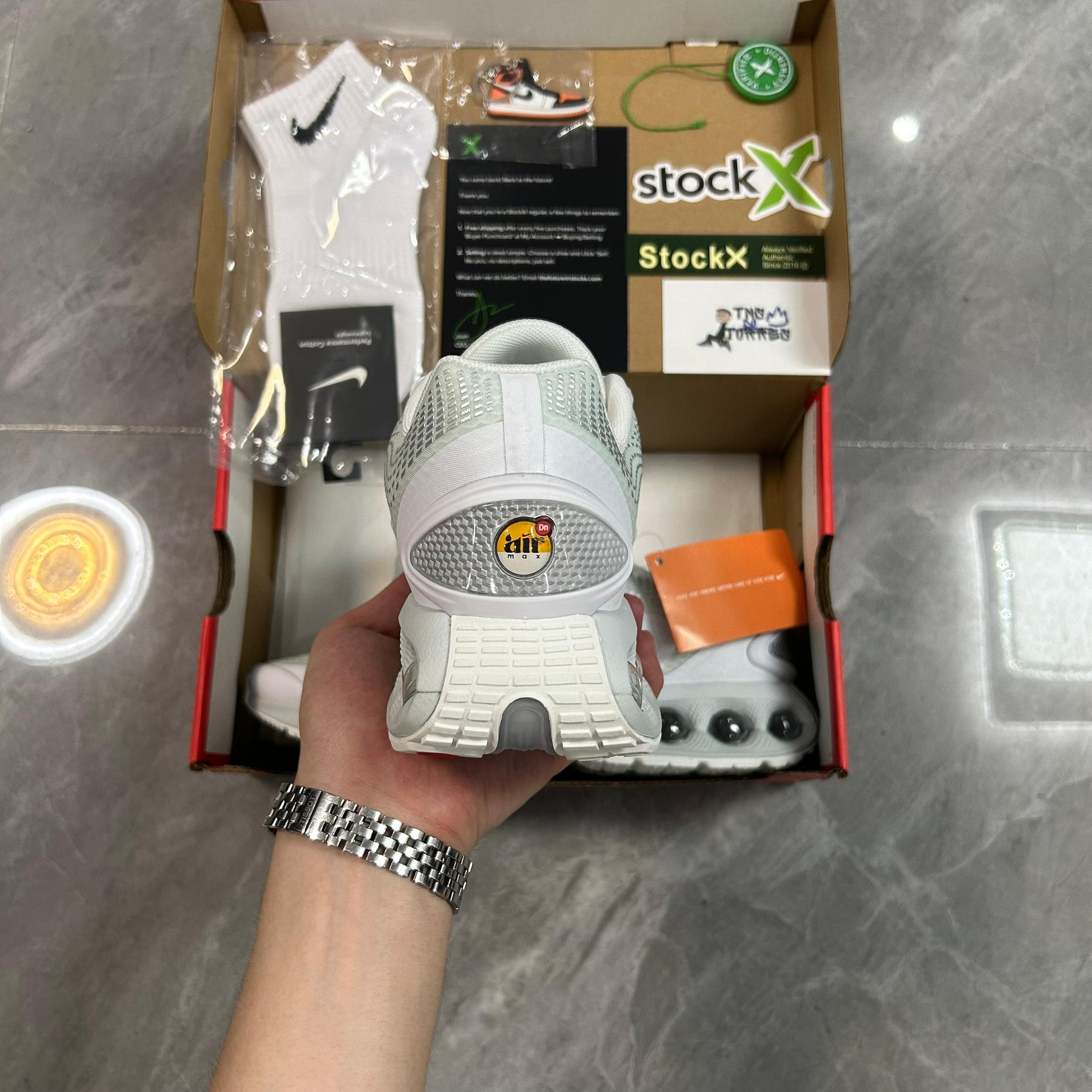 Air Max DN "White Metallic Silver"