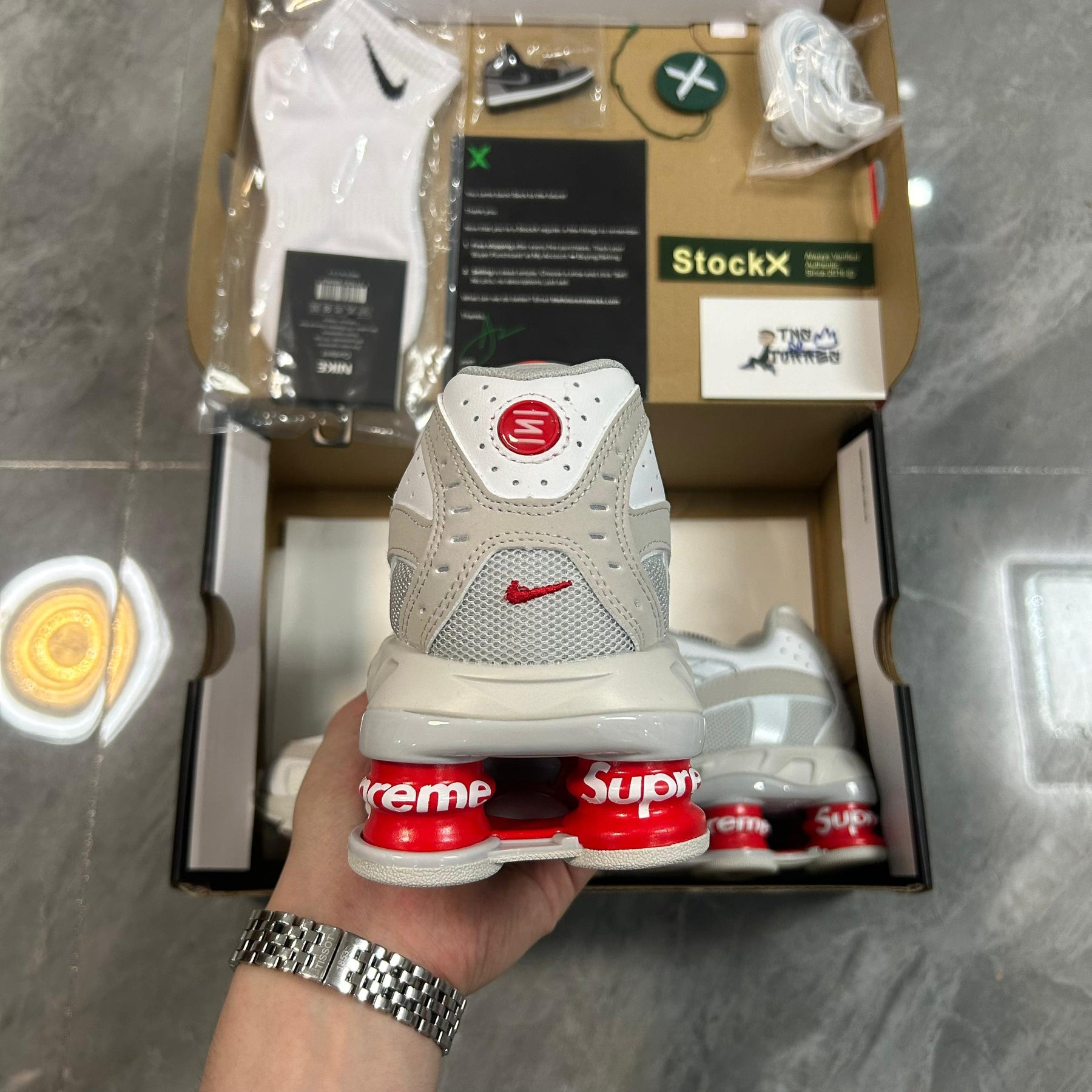 Supreme x Nike Shox Ride 2 "White"
