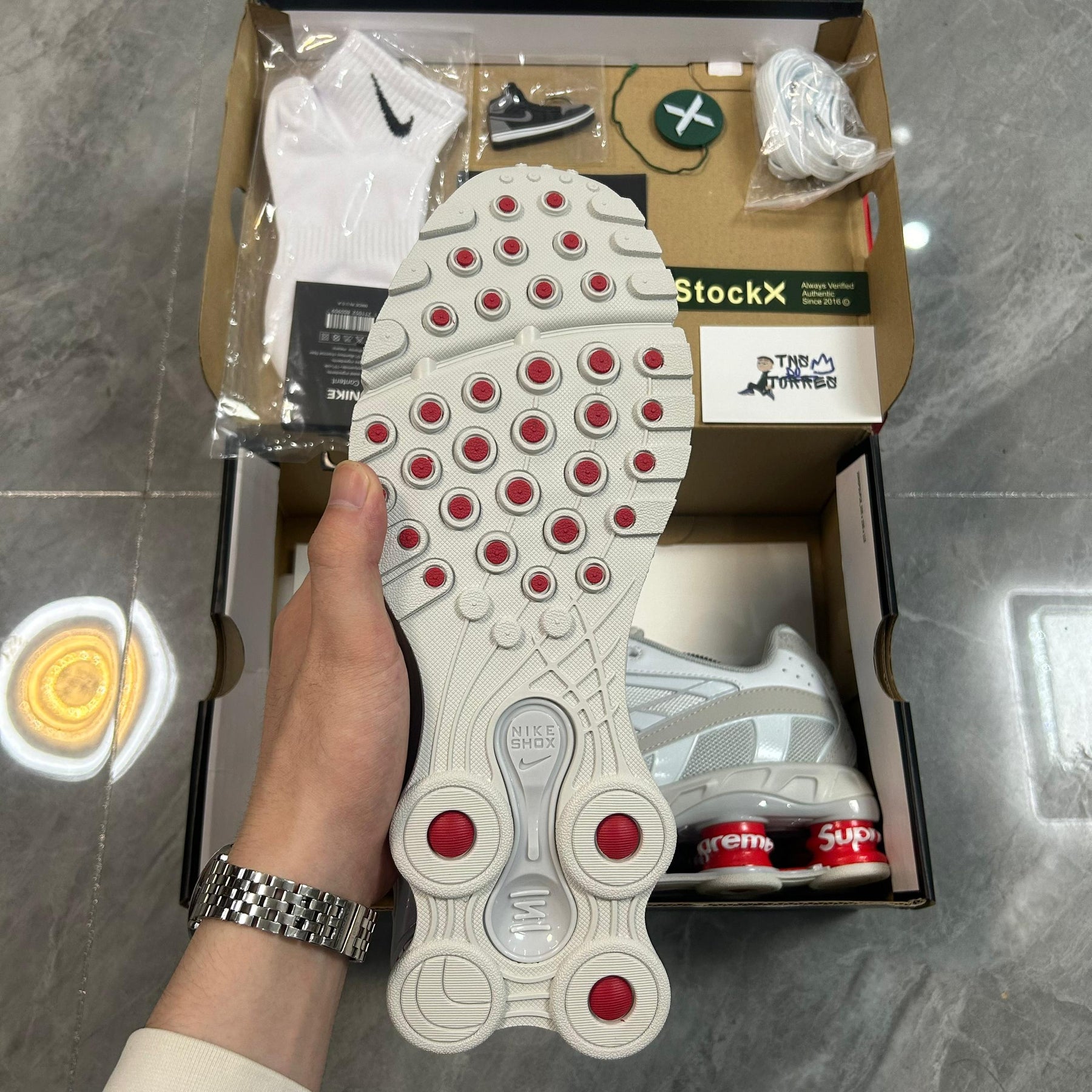 Supreme x Nike Shox Ride 2 "White"