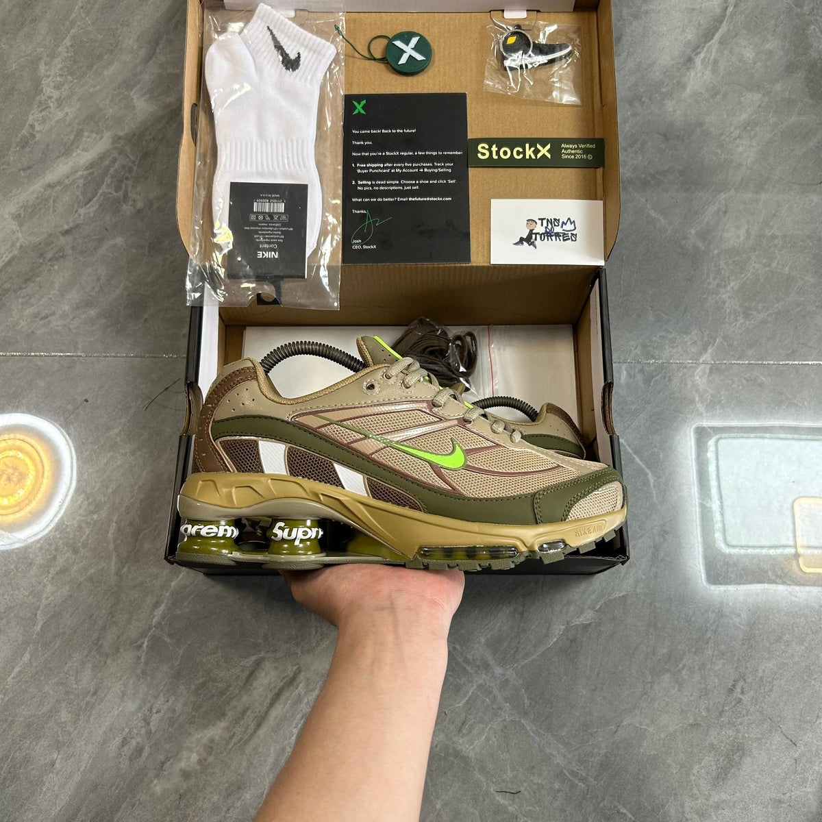 Supreme x Nike Shox Ride 2 "Neutral Olive"