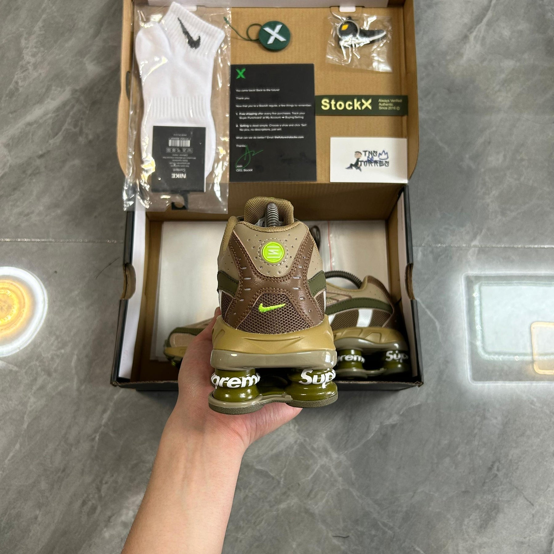 Supreme x Nike Shox Ride 2 "Neutral Olive"