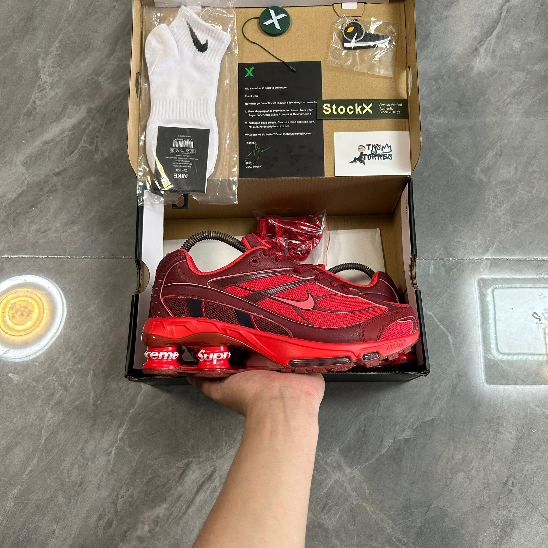 Supreme x Nike Shox Ride 2 "Speed Red"