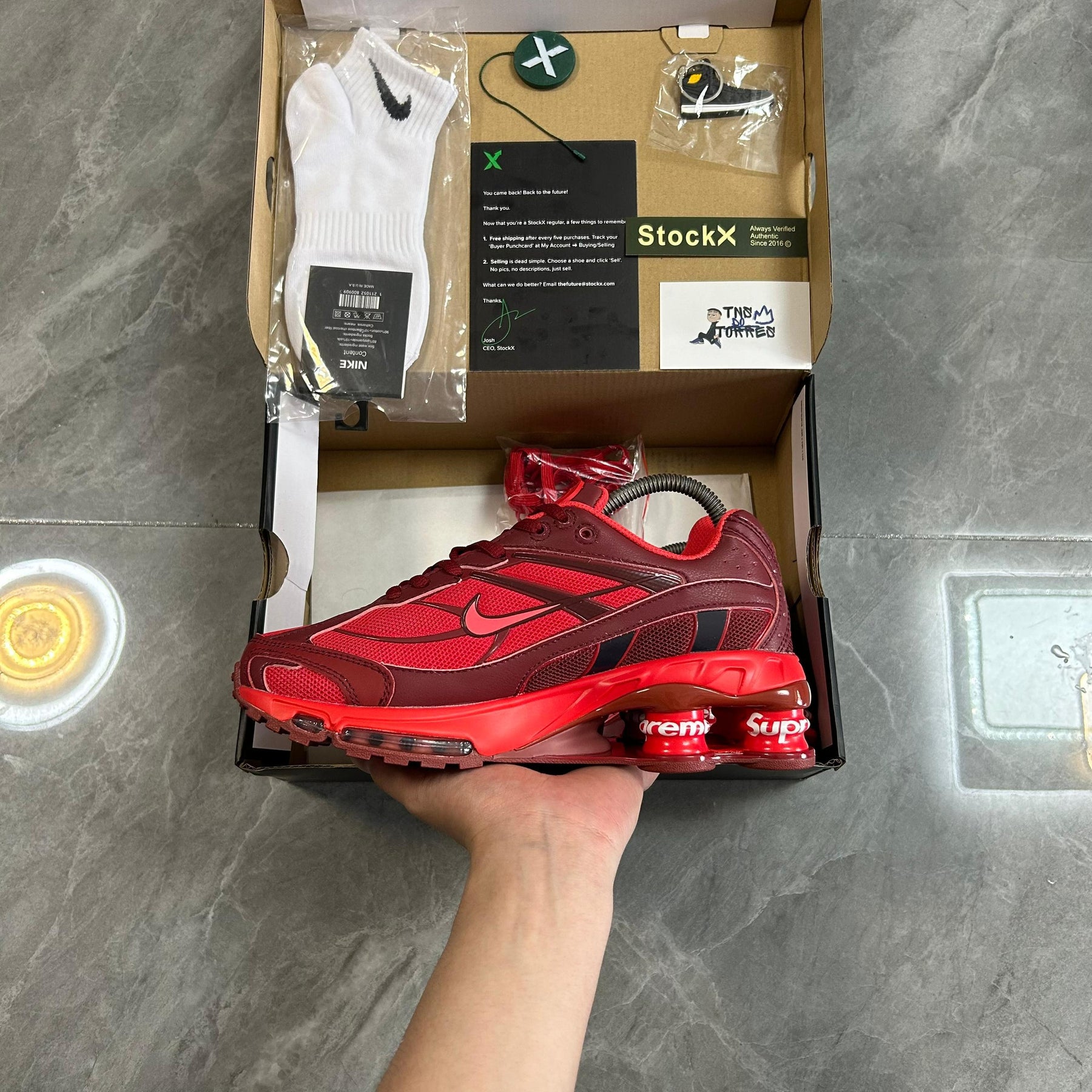 Supreme x Nike Shox Ride 2 "Speed Red"