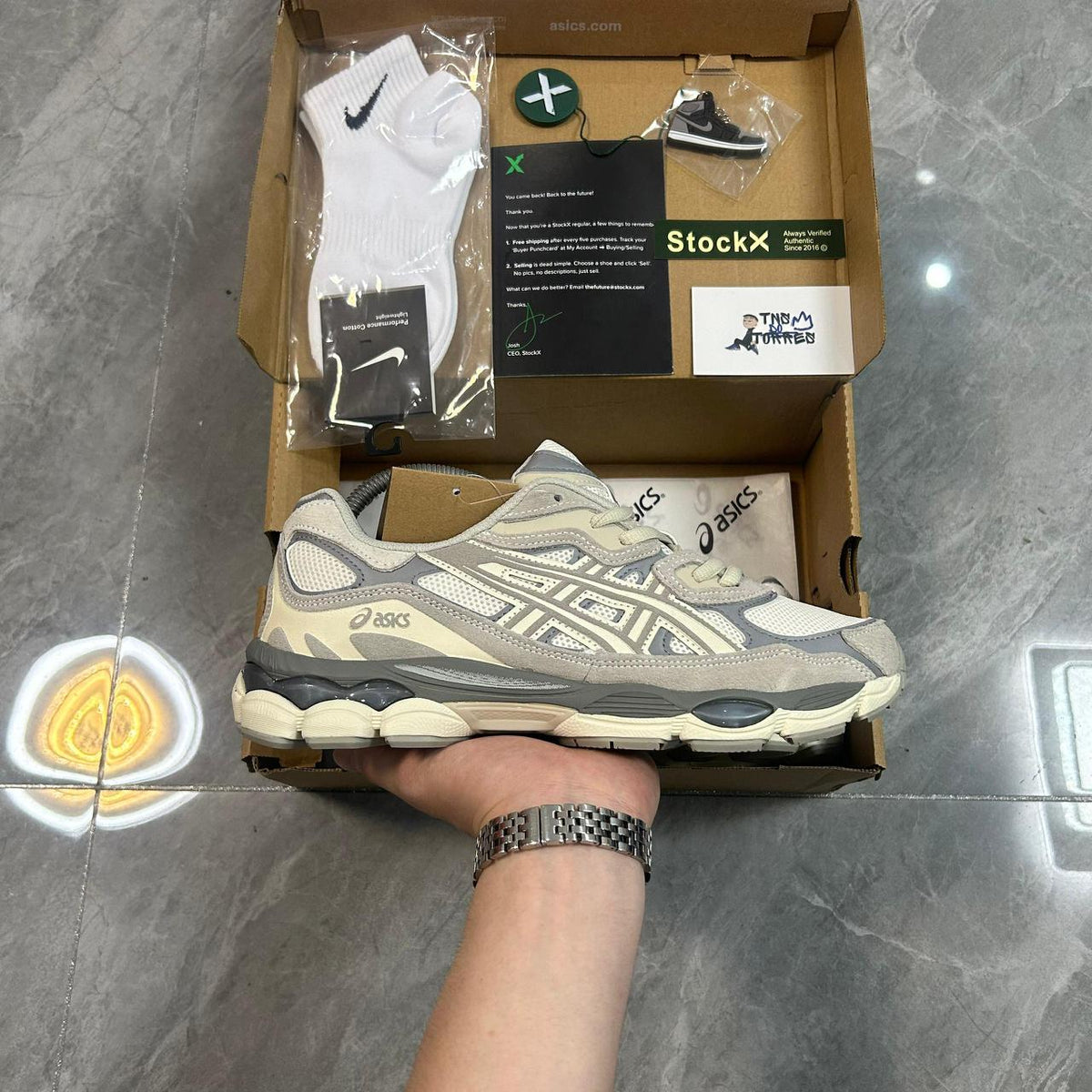 Asics Gel NYC "Cream Oyster Grey"