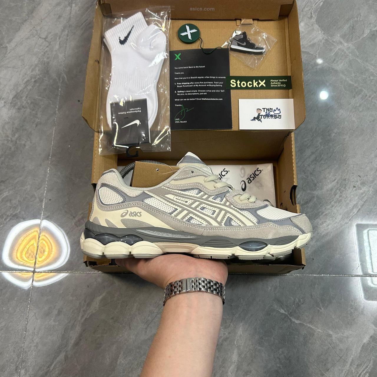 Asics Gel NYC "Cream Oyster Grey"