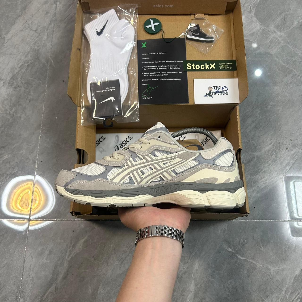 Asics Gel NYC "Cream Oyster Grey"