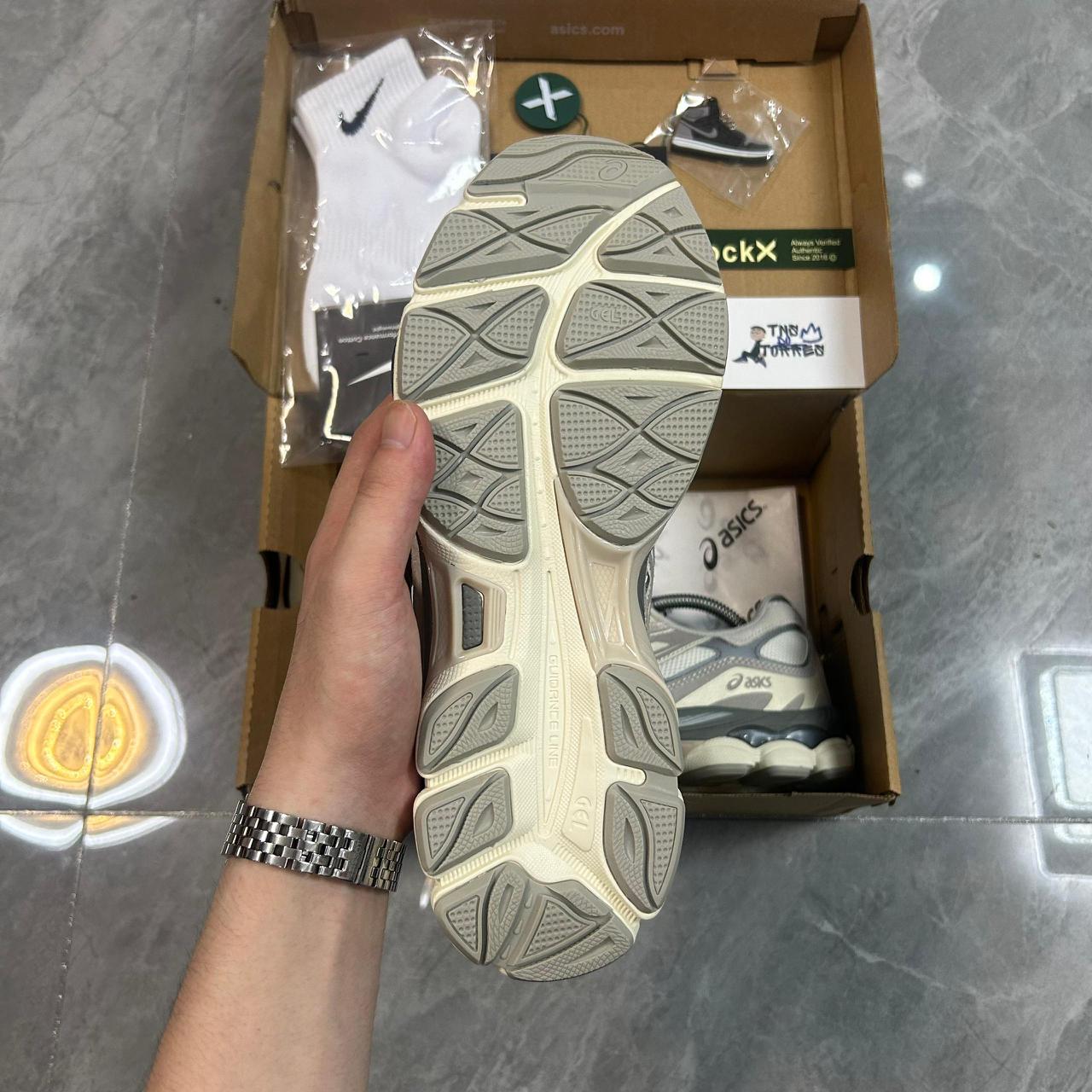 Asics Gel NYC "Cream Oyster Grey"