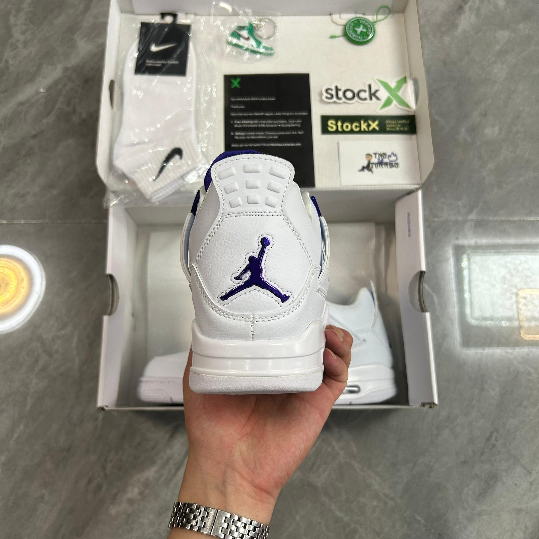 Nike Air Jordan 4 Retro 'Purple Metallic'