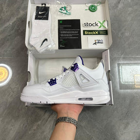 Nike Air Jordan 4 Retro 'Purple Metallic'