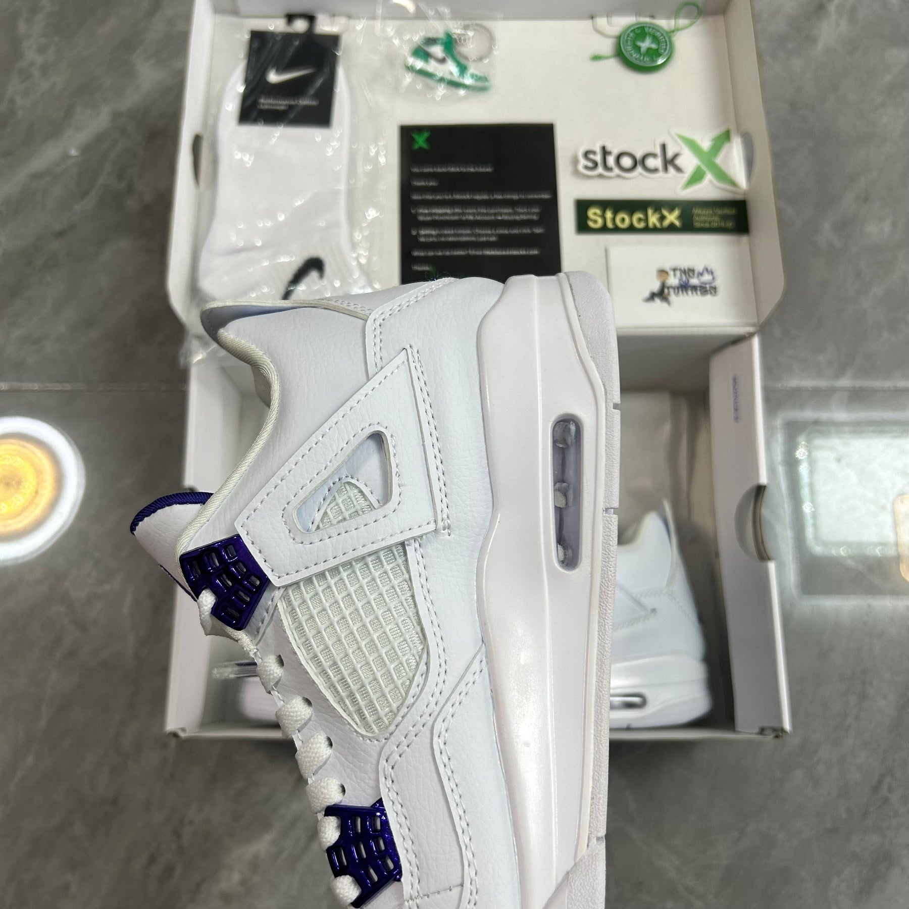 Nike Air Jordan 4 Retro 'Purple Metallic'