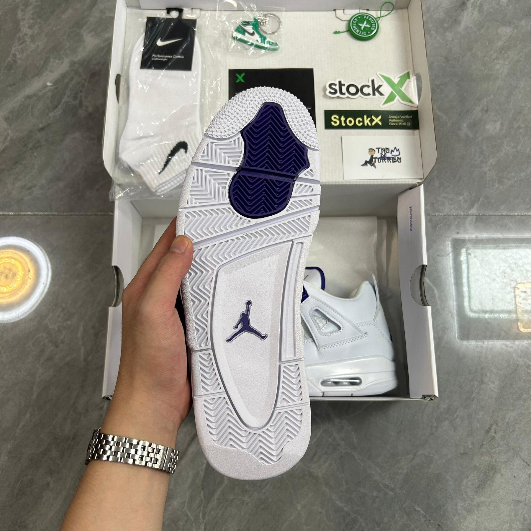 Nike Air Jordan 4 Retro 'Purple Metallic'