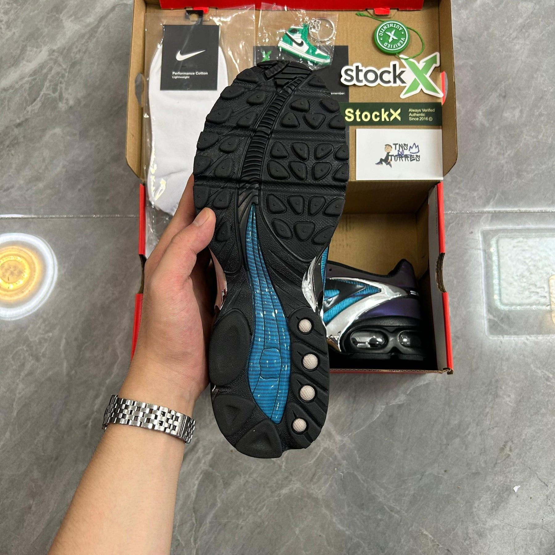 SKEPTA x Air Max Tailwind V "Chrome Blue"