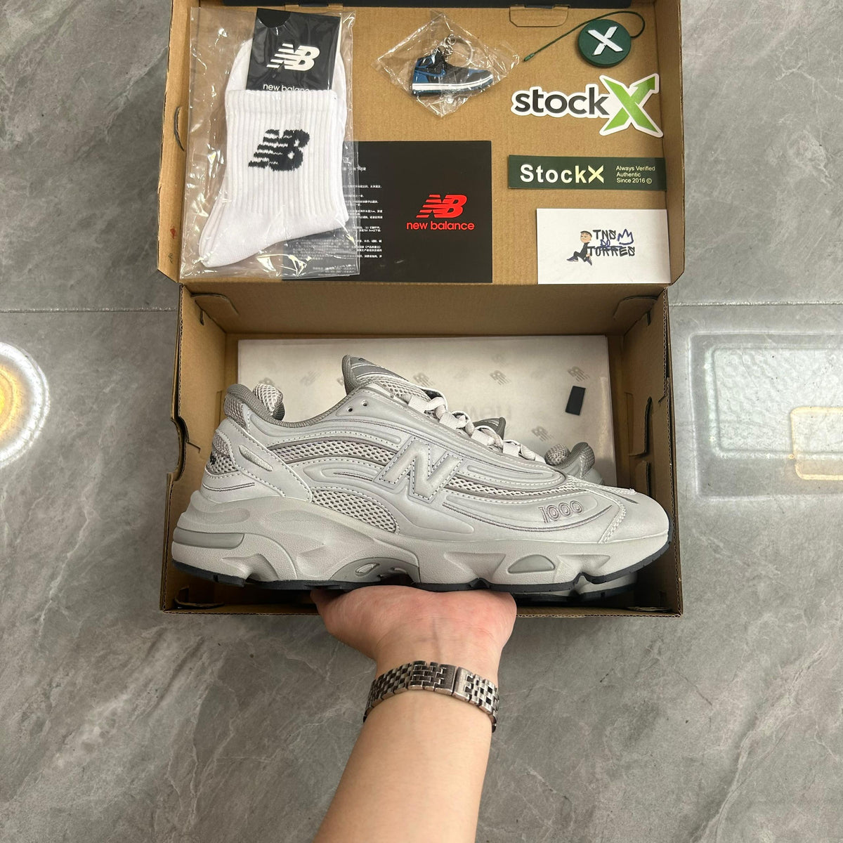 New Balance 1000 Silver Metallic