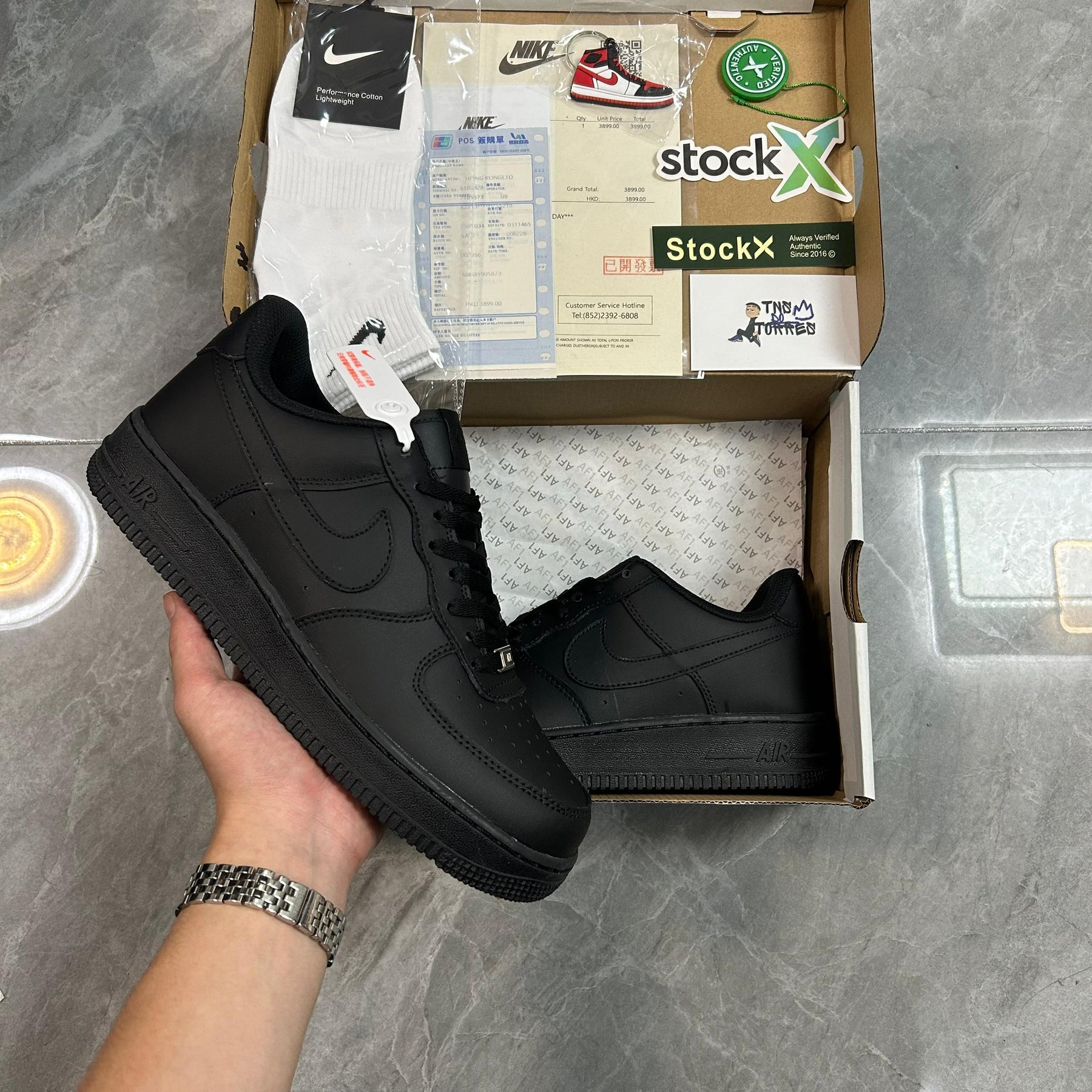Nike Air Force 1 '07 'Triple Black'