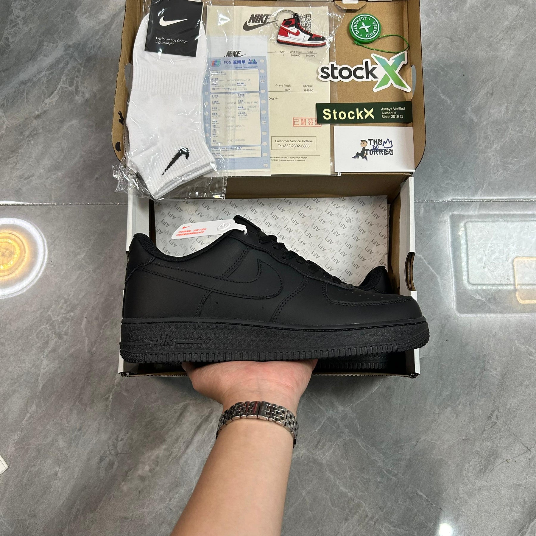 Nike Air Force 1 '07 'Triple Black'