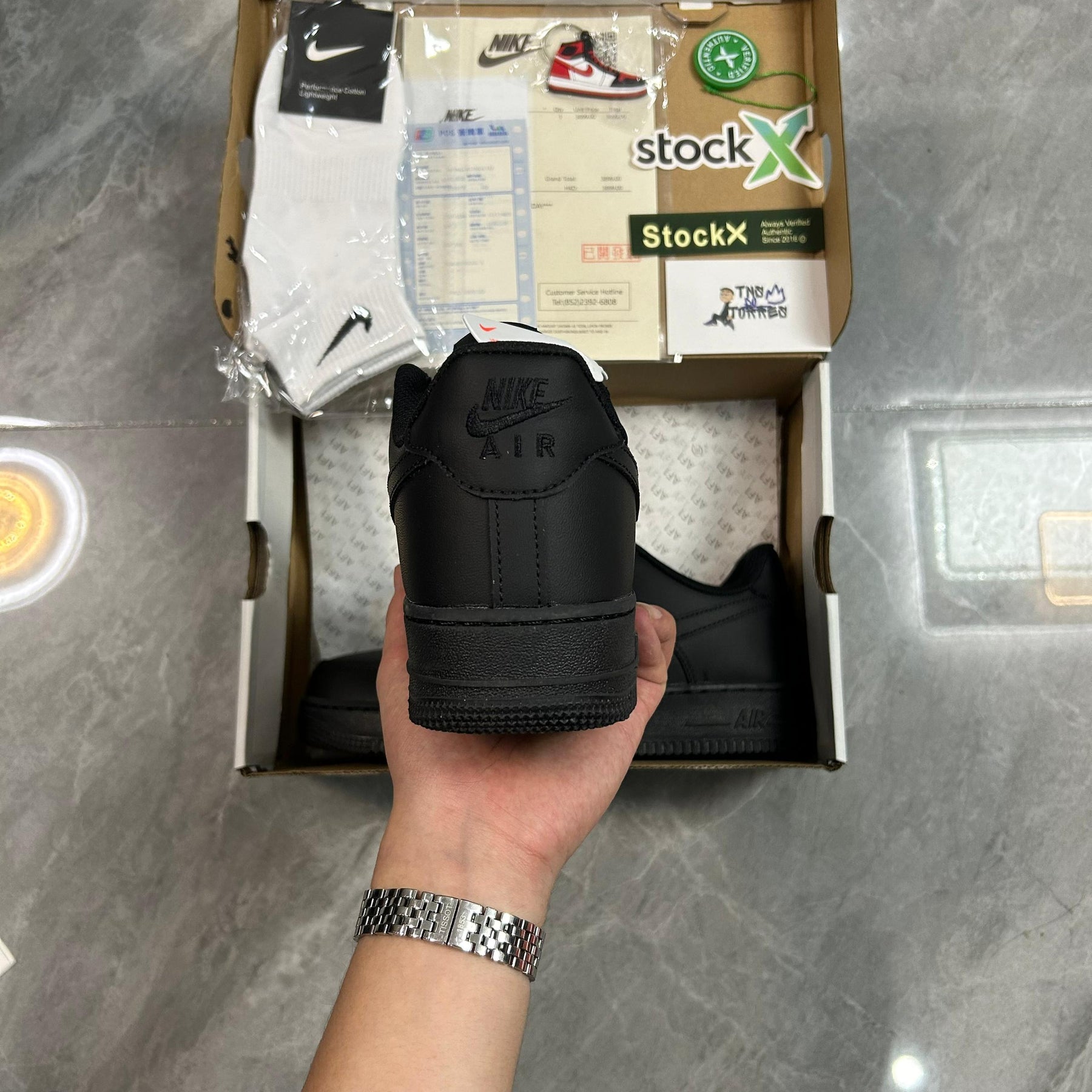 Nike Air Force 1 '07 'Triple Black'