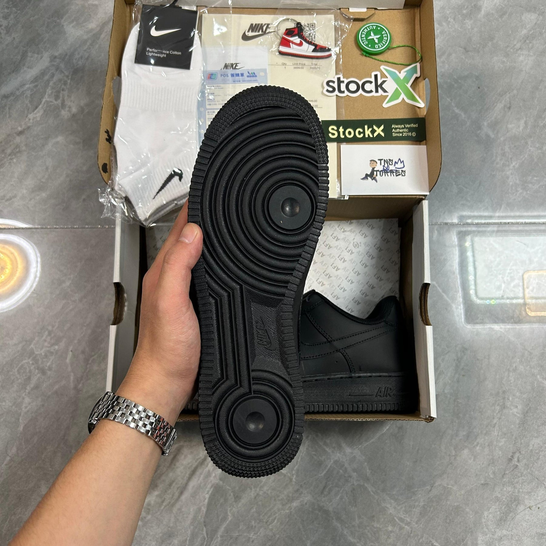 Nike Air Force 1 '07 'Triple Black'