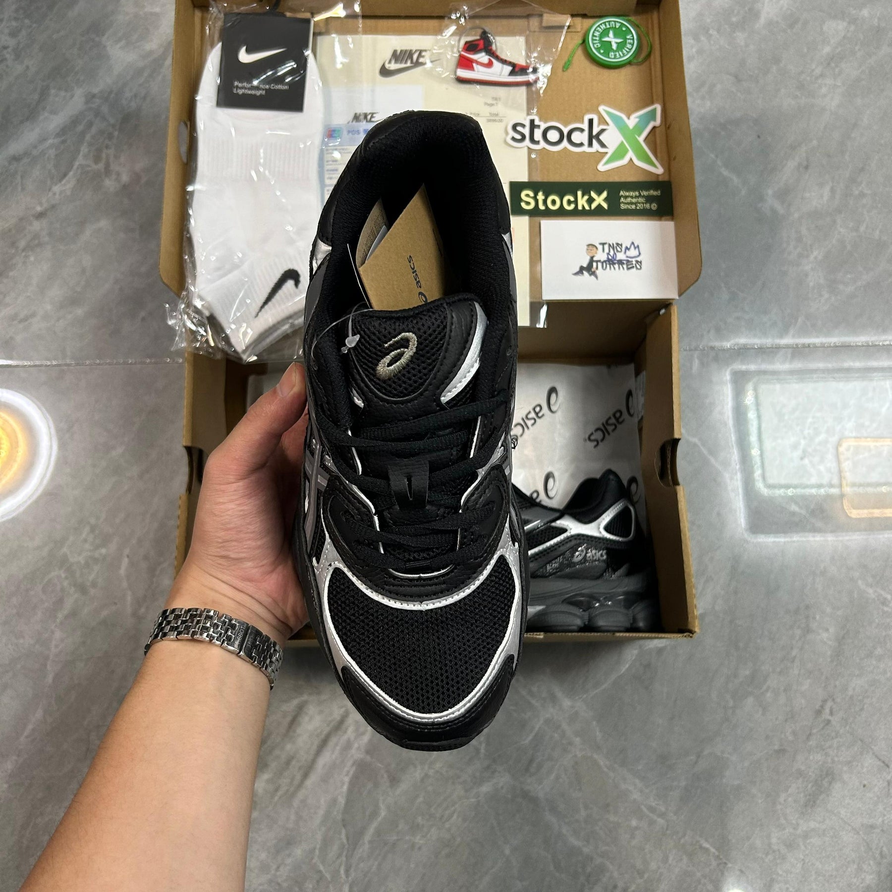 Asics Gel NYC “Black/Silver”