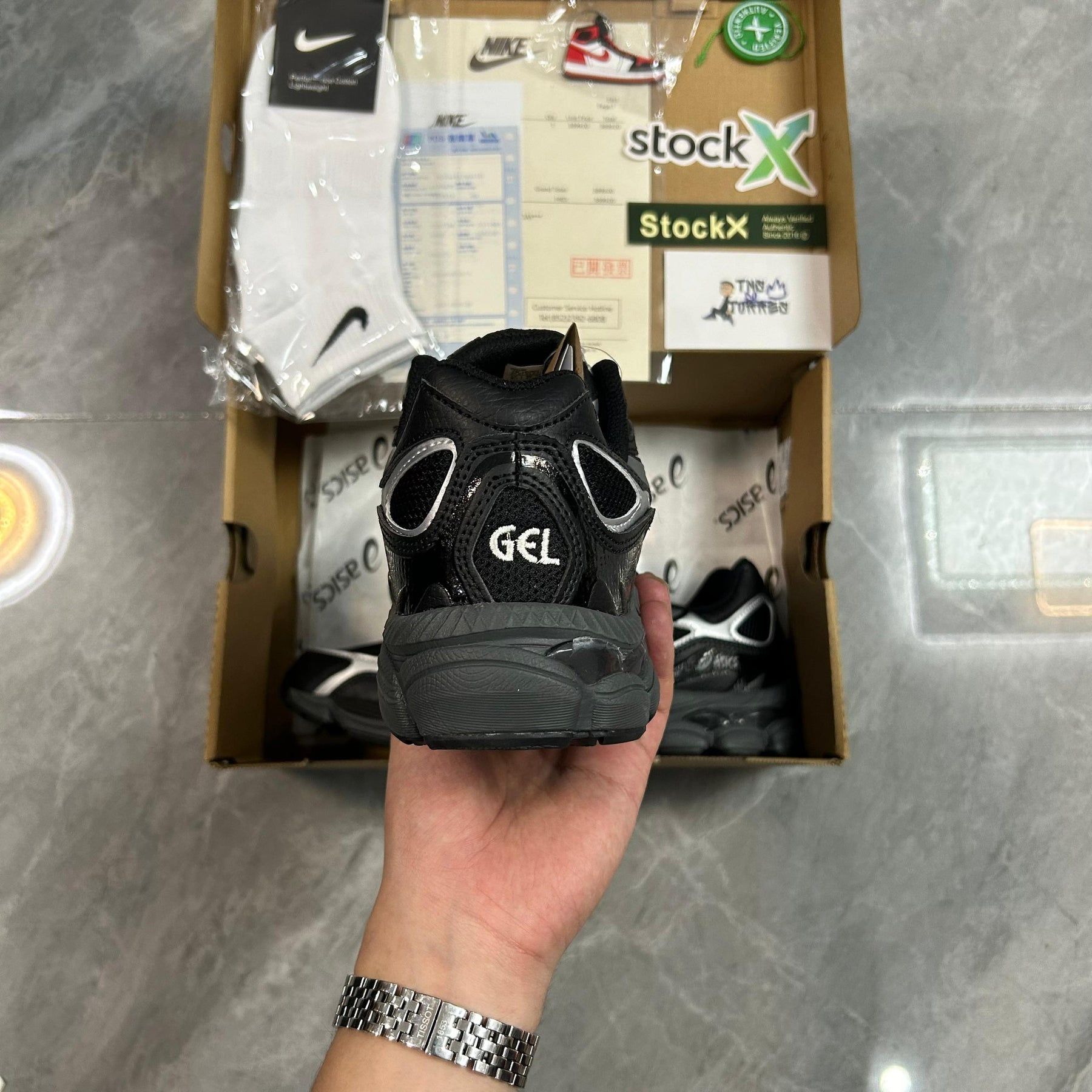 Asics Gel NYC “Black/Silver”