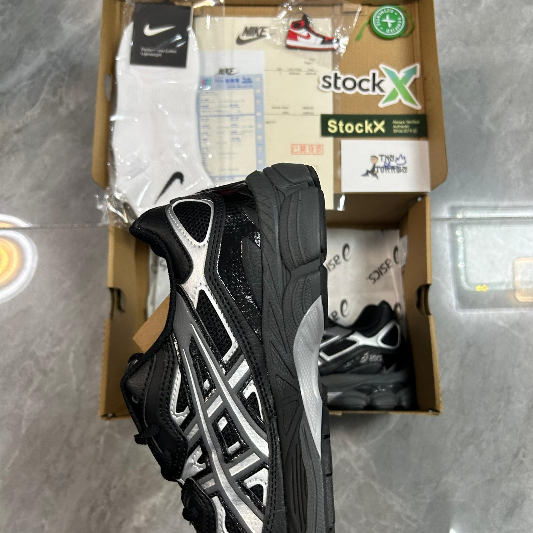 Asics Gel NYC “Black/Silver”