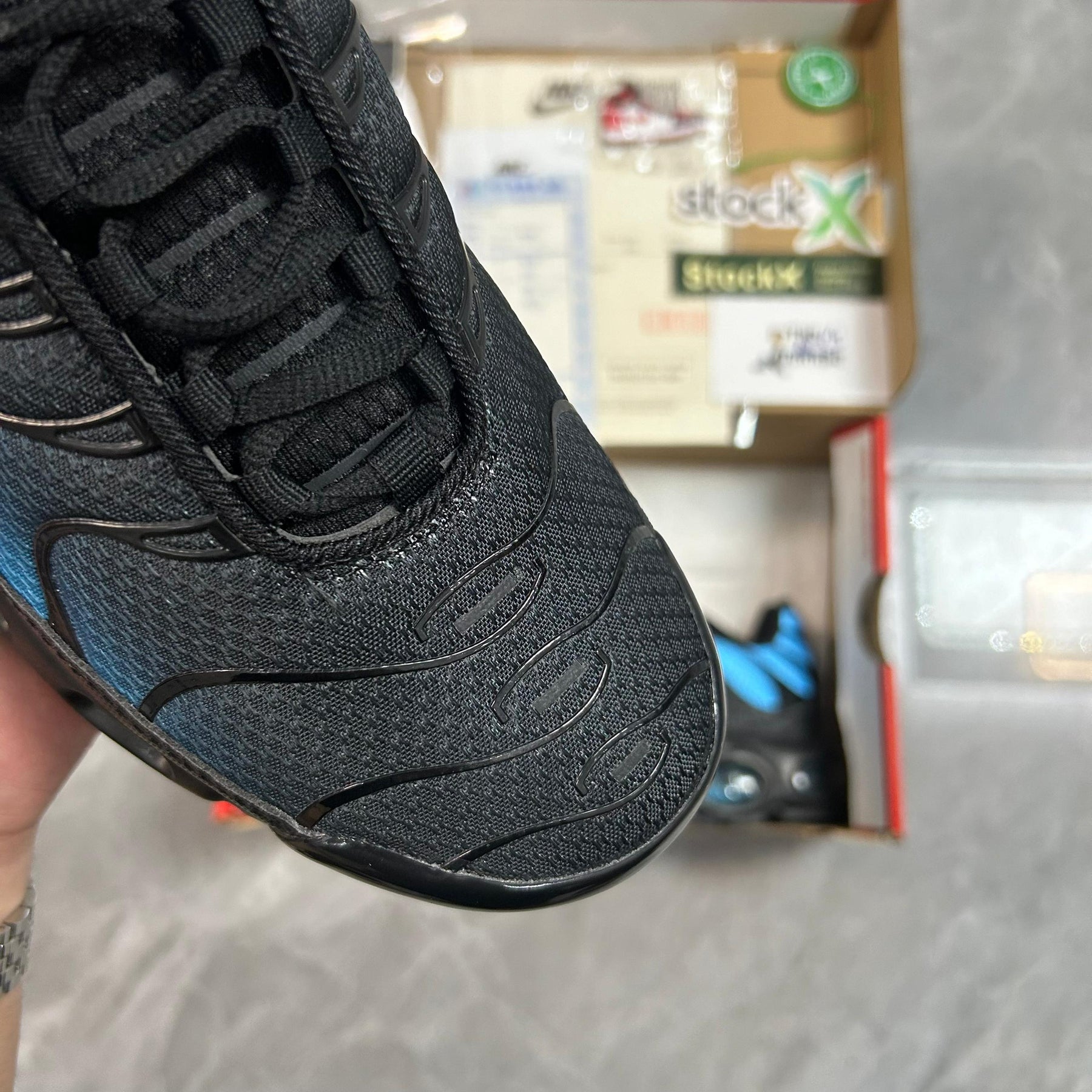 Air Max Plus TN 1 “Black/ Blue Gradient Wave“