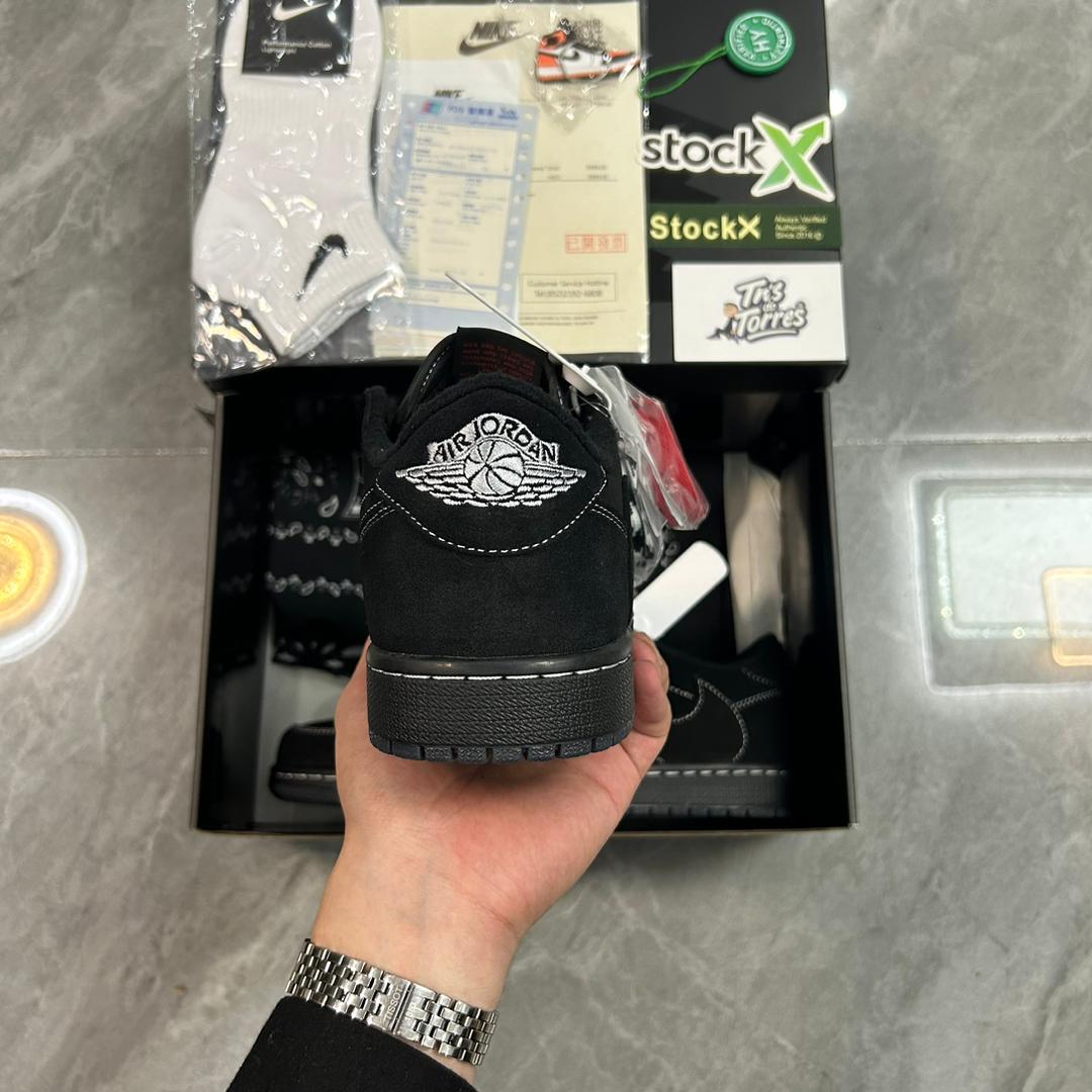 Travis Scott x Air Jordan 1 Low OG SP 'Black Phantom'
